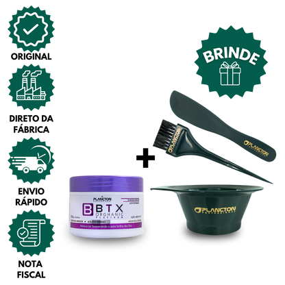 BTX Blond 300g - Redução de Volume Sem Formol + Kit Aplicador Grátis