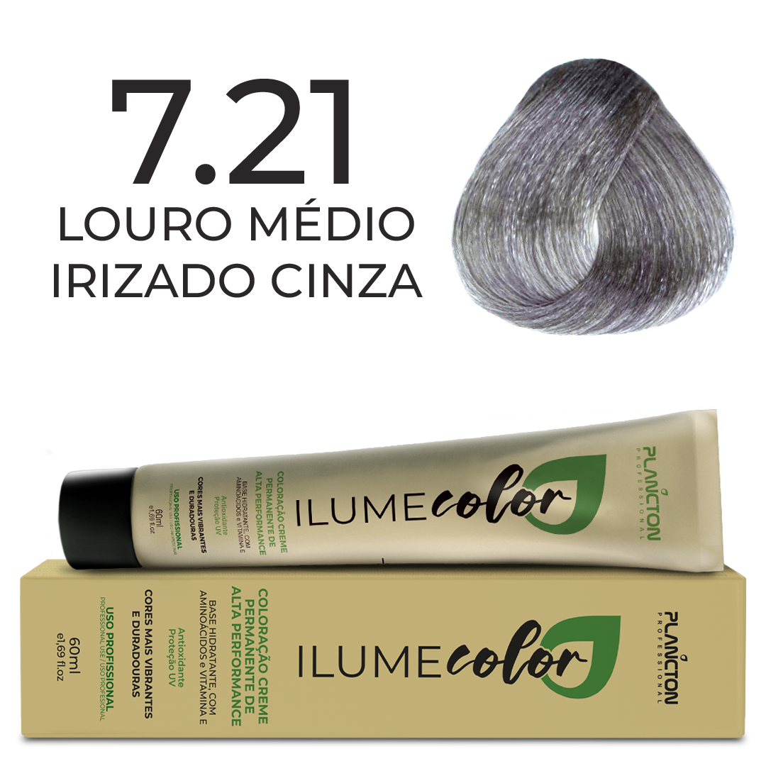 ILUME COLOR PLANCTON - 7.21 LOURO MÉDIO IRISADO CINZA