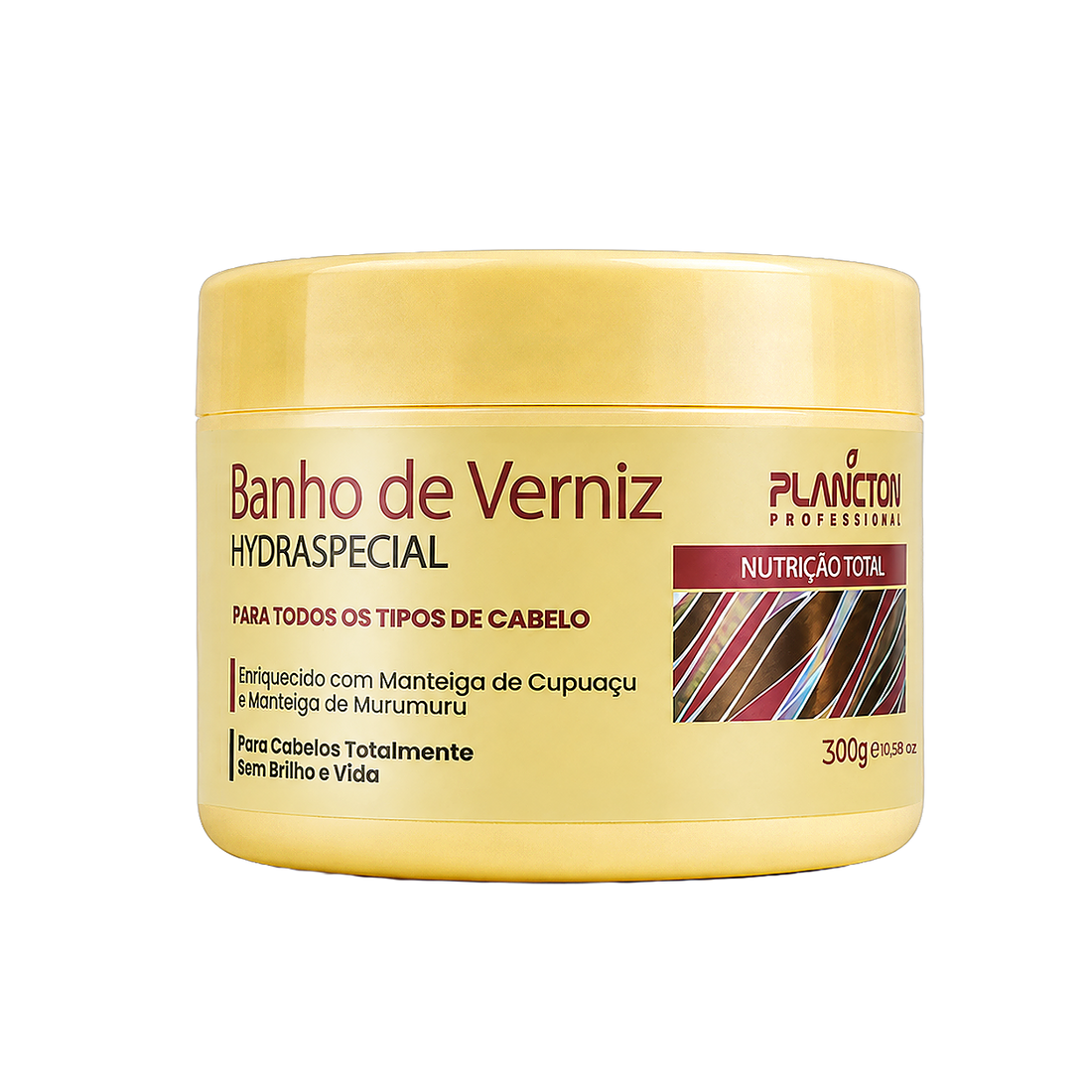 Banho de Verniz- Mascara de Hidratação Plancton - 300g