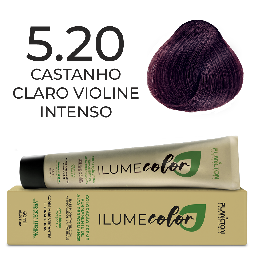 ILUME COLOR PLANCTON - 5.20 CASTANHO CLARO VIOLINE INTENSO