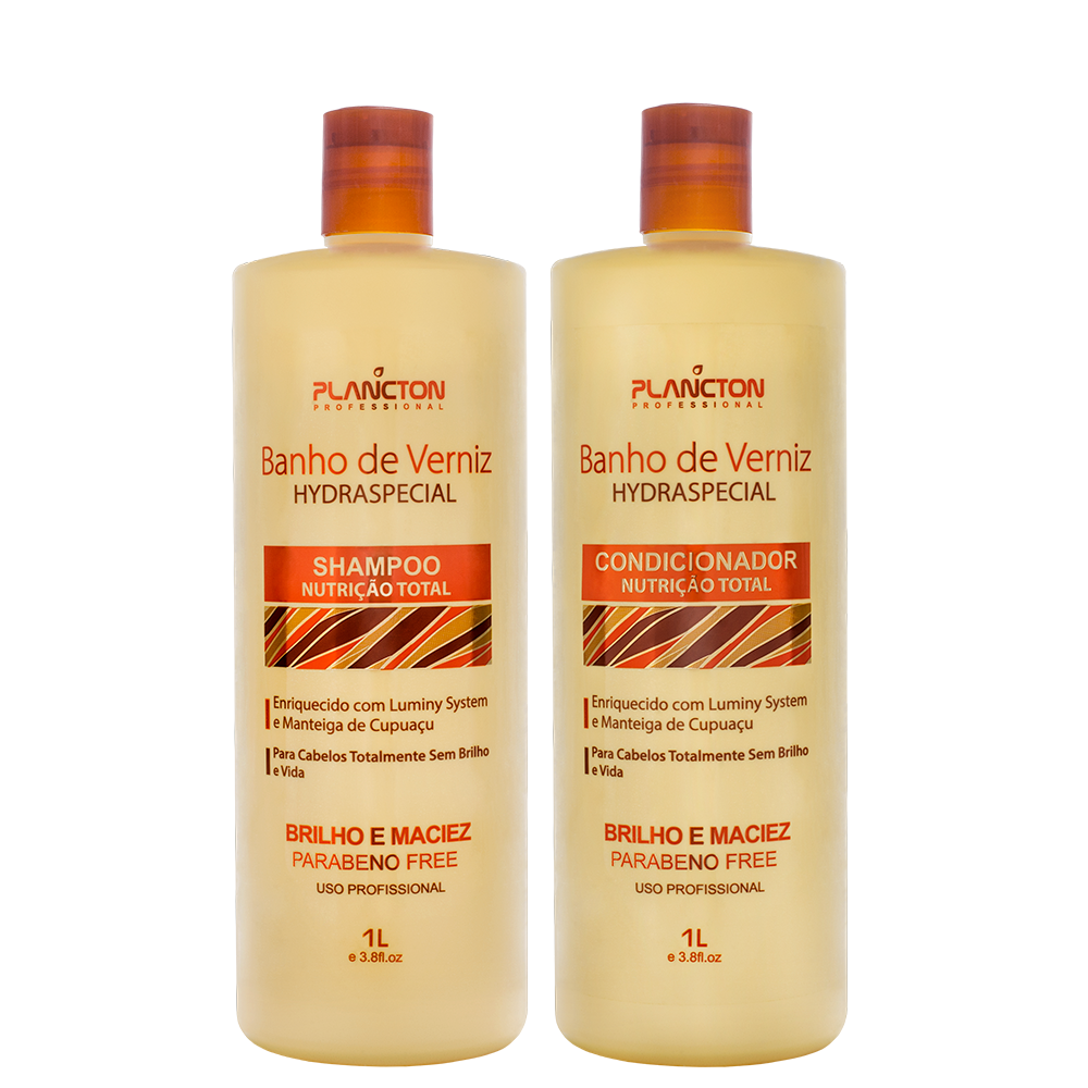 KIT BANHO DE VERNIZ 1LITRO  (SHAMP+CONDICIONADOR )