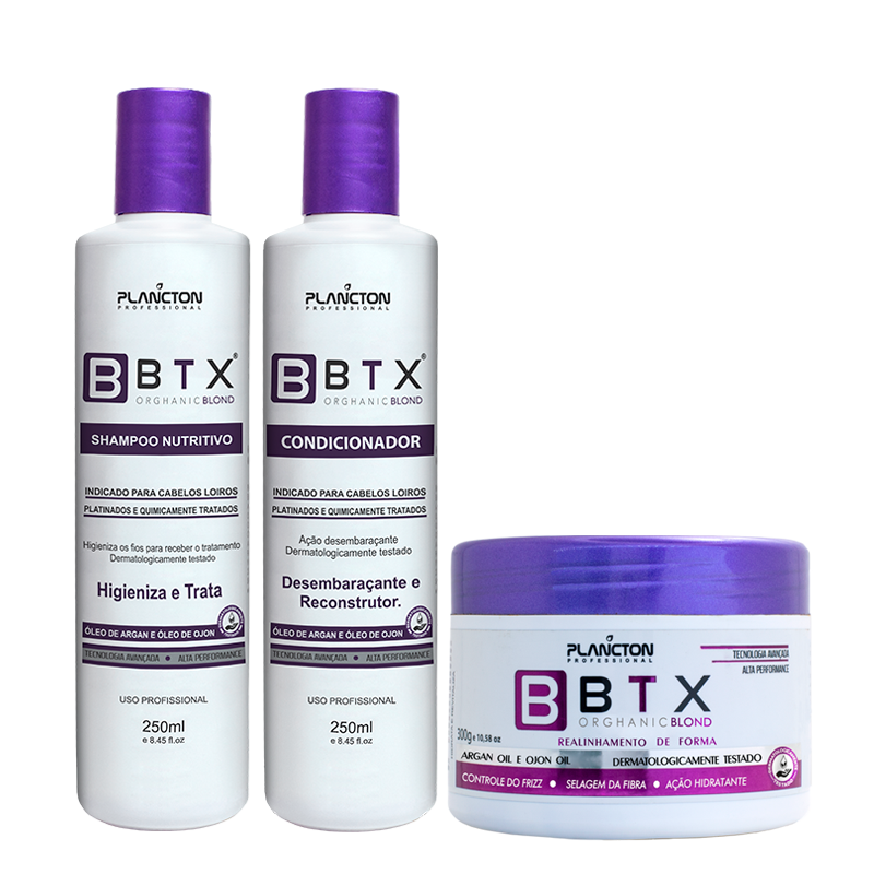Kit Btx Blond + Máscara Blond Realinhamento de Forma - 300g