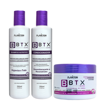 Kit Btx Blond + Máscara Blond Realinhamento de Forma - 300g