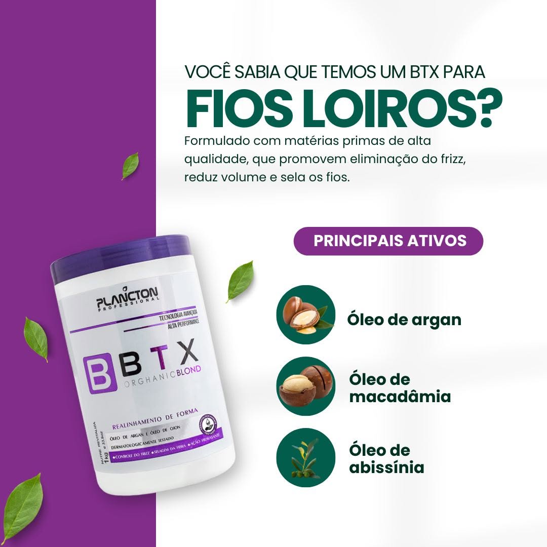 BTX Blond - Máscara Revitalizante - 100g