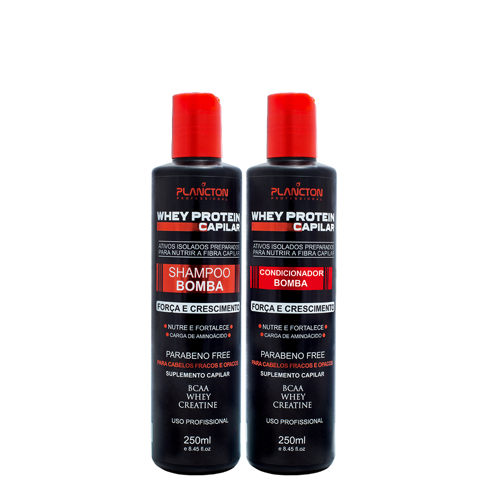 Kit Whey Protein - Pós Química Plancton - 250ml