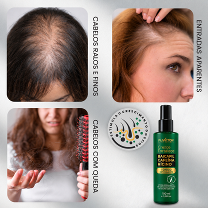 CRESCE &amp; FORTALECE TÔNICO 100ml PLANCTON