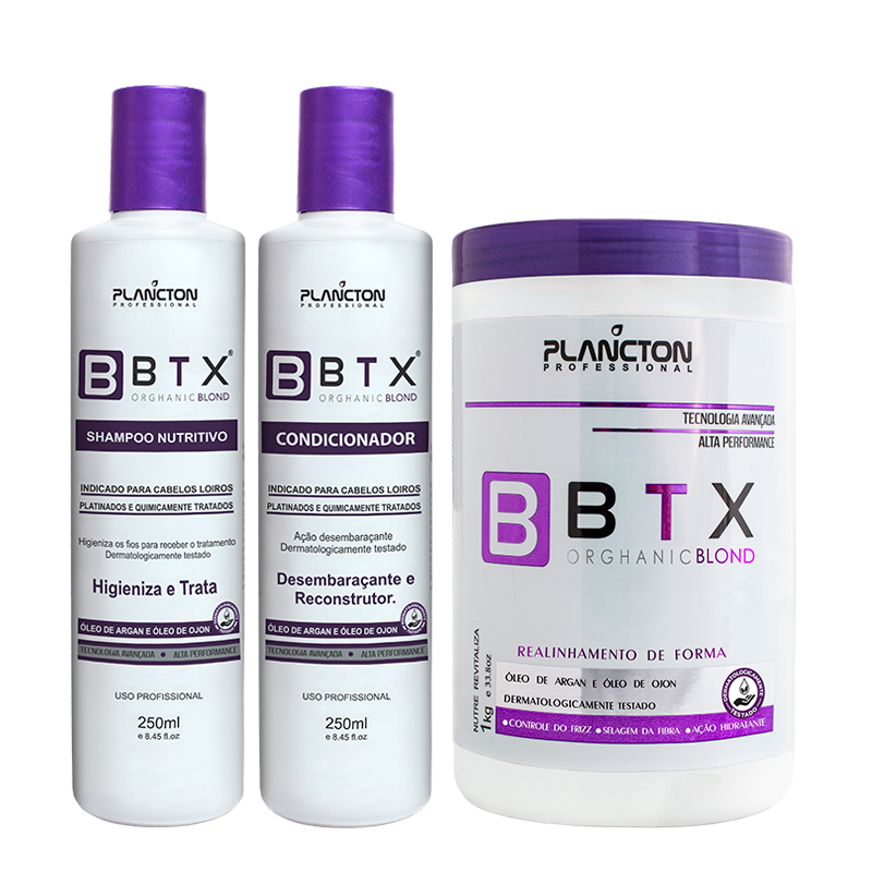 Kit Btx Blond + Máscara Btx Blond-Máscara Revitalizante-1kg