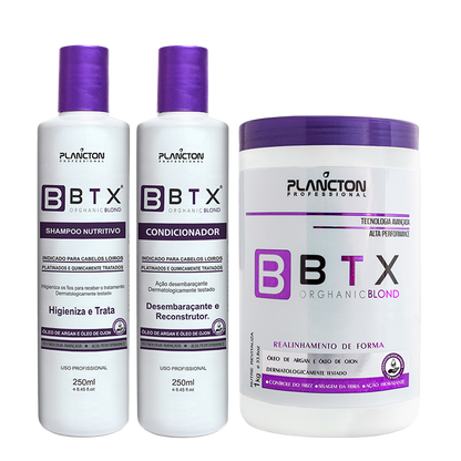 Kit Btx Blond + Máscara Btx Blond-Máscara Revitalizante-1kg