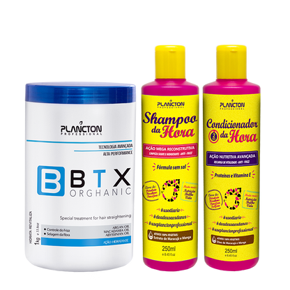 1 Btx Orghanic 1kg + 1 Kit da Hora 250ml