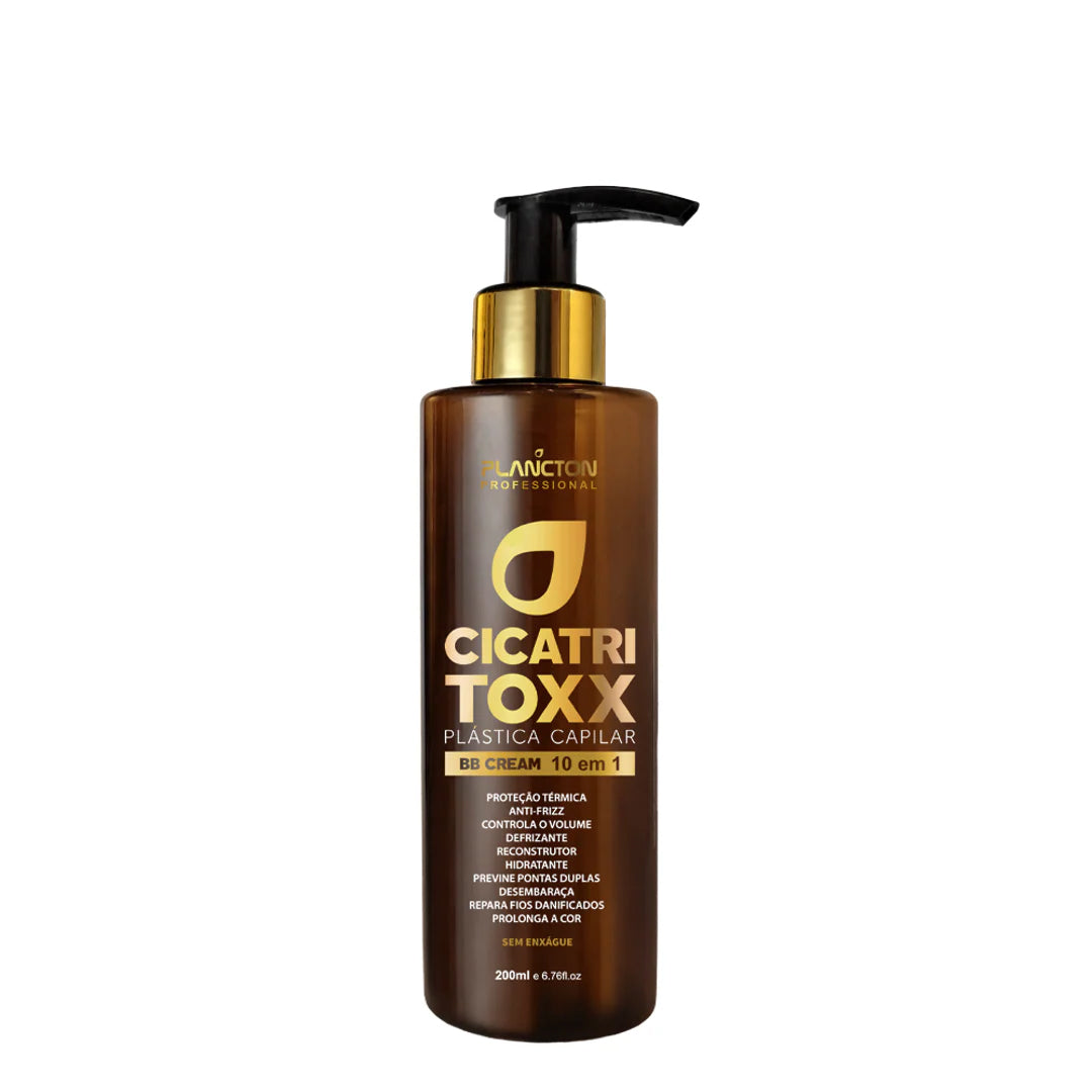 CICATRITOXX 200ml PLASTICA CAPILAR BBCream 10 em 1 Plancton