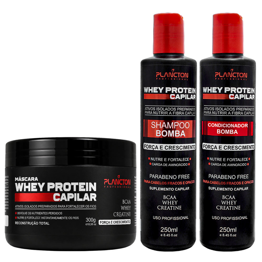 Combo - WHEY PROTEIN Plancton- Pós Quimica 300gr