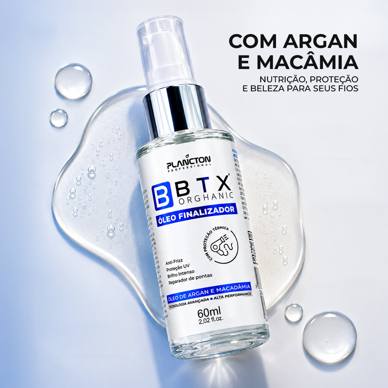 Óleo Finalizador BTX Orghanic 60 ml - Plancton