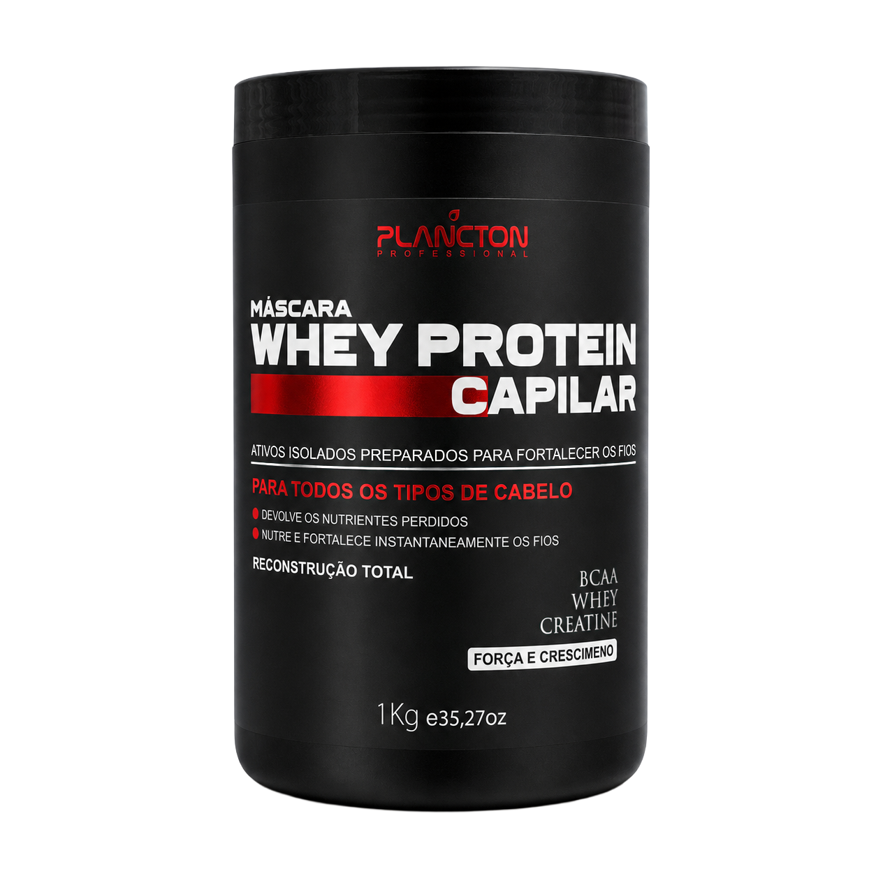 Whey Protein - Máscara de tratamento 1KG - Plancton